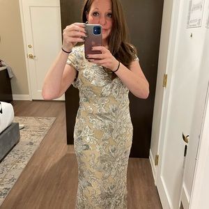 Beautiful sequin gown for black tie wedding or prom